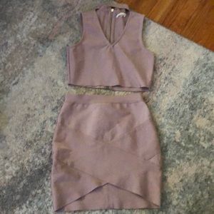 Girl’s Two Piece Bandage Dress